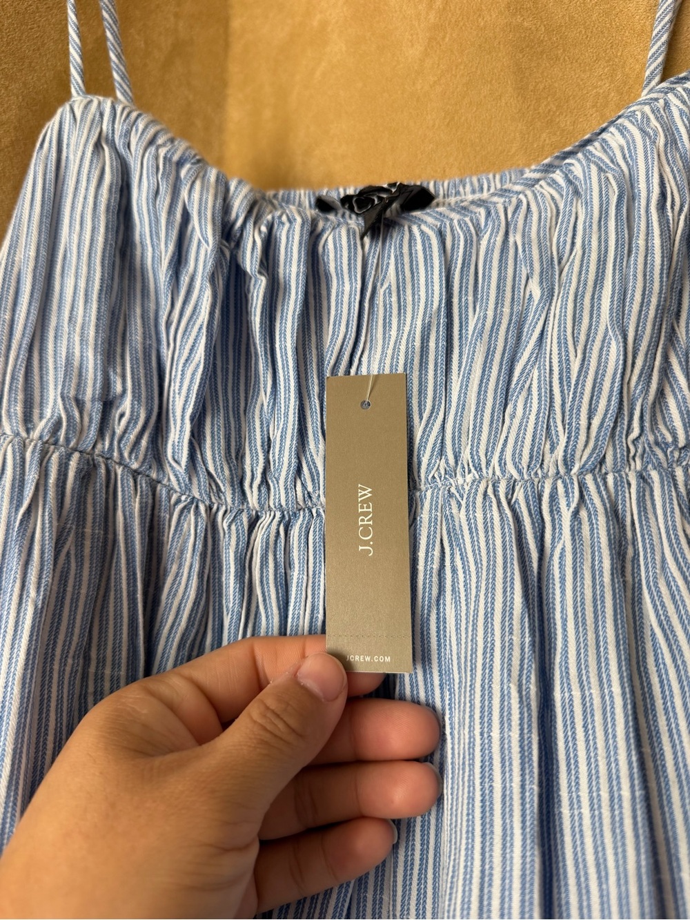 NWT J Crew Airy Gauze Empire waist dress - Picture 11 of 11
